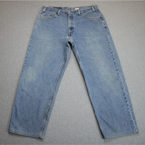Levis Jeans Mens Size 36 x 30 Blue 100% Cotton 559 Relaxed Straight Leg